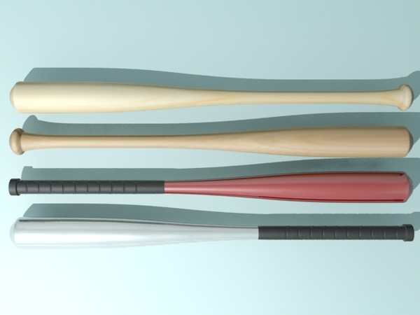 3ds max baseball bats - Baseball Bats by christiano247